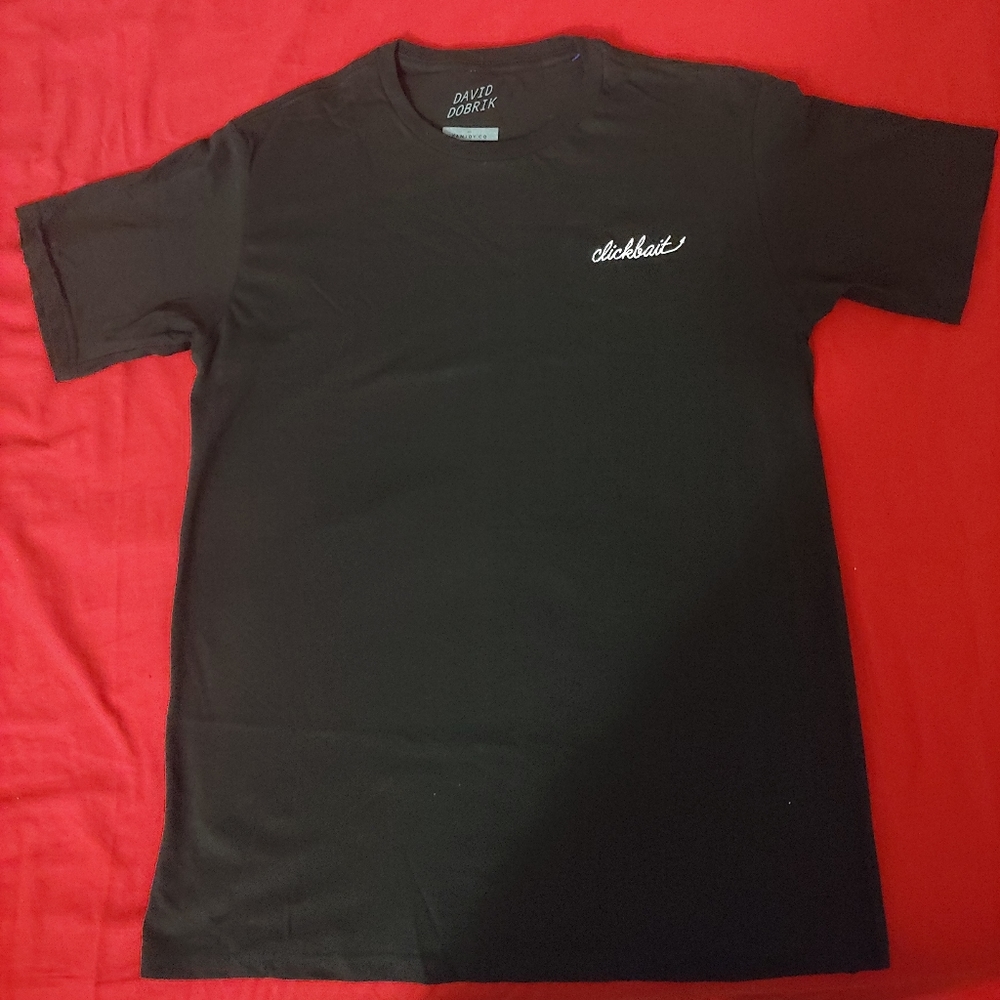David dobrik clickbait t shirt size L nwot